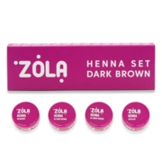 Набор хны Zola Henna Set 2,5г*4 шт, dark brown