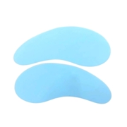 Патчи силиконовые многоразовые для ресниц (1пара), голубые