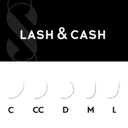 Ресницы Sculptor Lash&amp;Cash черные  СC 0.07, 8 мм