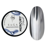 Гель-краска для дизайна Saga Mercury paint 5мл, металлическая