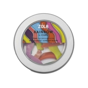 Набор силиконовых бигуди Zola Rainbow L-Curl (2S, 2.5M, 3L, 4XL, 4.5XLL)