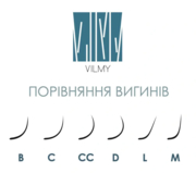 Ресницы Vilmy Viya светло-коричневые 20 линий Mix C 0.10, 8-14 мм