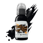 Краска для тату World Famous Ink Pitch Black, 15 мл