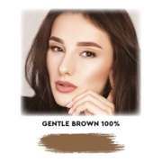 Краска для бровей Okis Brow Gentle Brown с экстрактом хны, с окислителем, 15 мл