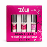 Набор составов для ламинирования бровей Zola Brow&Lash Protein Reconstruction System, 10  мл, фото 1