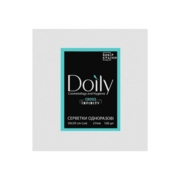 Серветки в пачці Doily® Infinity 20х20 см зі спанлейсу 40 г/м2 (100 шт/пач). Текстура: сітка