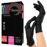 Перчатки нитриловые SanGig XS (100 шт/пач), черные