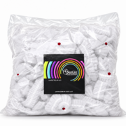 Шапочка на подвійній резинці SanGig (100 шт/пач), біла, фото 1