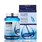 Сироватка зволожуюча з колагеном Farmstay Collagen &amp; Hyaluronic Acid All-In-One Ampoule, 250 мл