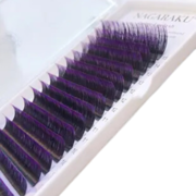 Ресницы Nagaraku омбре classic фиолетовые Mix С, 0.07, 7-15 мм