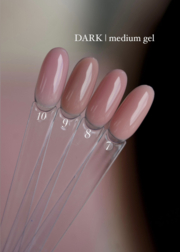 Гель моделирующий Dark Medium Gel №08 без кисточки, 15 мл