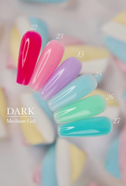 Гель моделирующий Dark Medium Gel №27 без кисточки, 15 мл