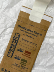 Пакеты для стерилизации ProSteril, 75*150 SE, Бурый Крафт (100шт/уп)