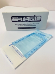 Пакети для стерилізації парою ProSteril, 60*110 СS, комбіновані прозорі (200шт/уп)