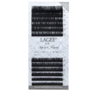 Ресницы Nagaraku LAGEE black classic 12 линий Mix D, 0.1, 7-15 мм