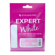 Файлы сменные белые Staleks EXPERT 51 180 грит для пилы короткой (шлифовщик на пенной основе), 10шт/уп