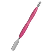 Лопатка маникюрная Staleks UNIQ 10 TYPE 1 с силиконовой ручкой (пушер округлый широкий + пушер округлый узкий)