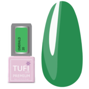 Гель-лак TUFI profi Premium Emerald №20 Райський зелений, 8 мл