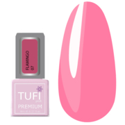 Гель-лак TUFI profi Premium Flamingo №07 Розовый закат, 8 мл