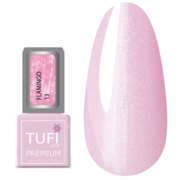 Гель-лак TUFI profi Premium Flamingo №13 Розовый лед с шимером, 8 мл