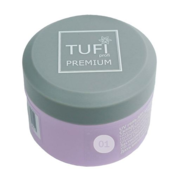 Гель моделюючий TUFI profi Premium Builder Gel №01 Milky UV, 15 г