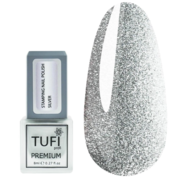 Лак для стемпінгу TUFI profi Premium 8 мл, сріблястий