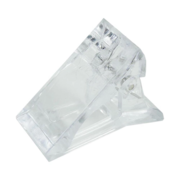Зажим для наращивания ногтей пластиковый TUFI profi Premium, прозрачный