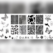 Трафарет для стемпінгу Dark №15