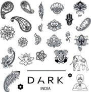 Трафарет для стемпинга Dark India