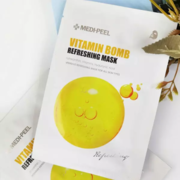 Маска тканинна для обличчя вітамінна з ніацинамідом Medi Peel Vitamin Bomb Refreshing Mask, 25 мл