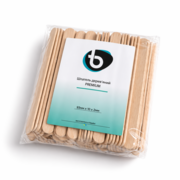 Шпатель дерев’яний Premium 93*10*2 (50 шт/уп), фото 1