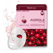 Маска зволожуючаз екстрактом ацероли FarmStay Visible Difference Acerola Mask Sheet, 23 мл