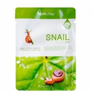 Маска тканинна зволожуюча з муцином равликом FarmStay Visible Difference Mask Sheet Snail, 23 мл