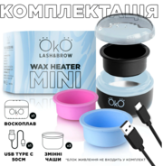 Воскоплав для банки OKO Mini Wax Heater, чорний