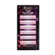 Вії i-Beauty Diamond Lash Swarovski Stone 6 ліній стрази кольорові, CC 0.1, 12 мм