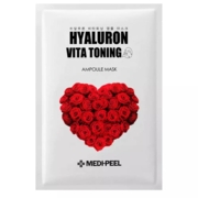 Маска тканинна з гіалуроновою кислотою Medi-Peel Hyaluron 100 Vita Toning Ampoule Mask 1 шт, фото 1