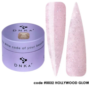 Гель моделюючий DNKa №0032 Holliwood Glow,  30 мл, фото 1