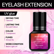 Клей UV для нарощування вій Arison Lashes Plus Strong 5 мл, фото 2