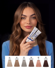 Фарба для брів Platinum 02 Light Brown 15 мл, фото 3