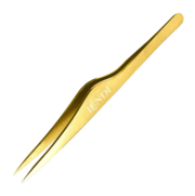 Пинцет для бровей Lendi Golden Spark Point точечный, фото 2