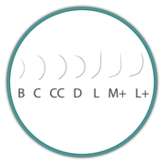 Вії Lex Family темно-коричневі 20 ліній Mix M+ 0.07 7-12 мм, фото 2