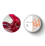 Гель моделирующий GA&amp;MA Simple Gel №46 Garnet 30 мл, фото 1