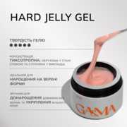 Гель моделирующий GA&amp;MA Hard Jelly Gel Peony 15 мл, фото 2