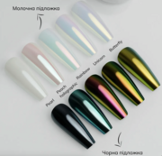 Втирка для нігтів GA&amp;MA Mirror Powder Rainbow 0.3 г, фото 2
