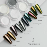 Втирка для нігтів GA&amp;MA Mirror Powder Rainbow 0.3 г, фото 3
