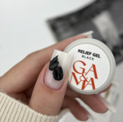 Гель рельеф GA&amp;MA Relief Gel Black 5 г, фото 2