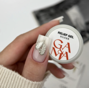 Гель рельеф GA&amp;MA Relief Gel Silver 5 г, фото 2