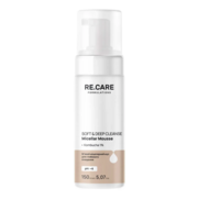 Мус міцелярний для глибокого очищення Re.Care Soft &amp; Deep Cleanse Micellar Mousse м’який 150 мл, фото 1