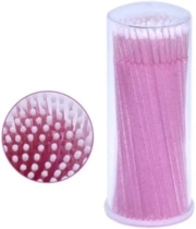 Мікробраші глітерні в тубі (100 шт)  фіолетові, фото 1