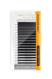 Ресницы Nagaraku New черные N, 0.1, 9 мм, фото 1